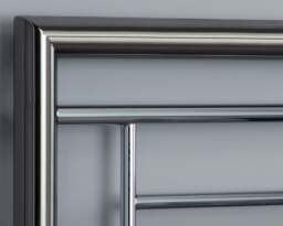 Montana - Double - Metal Bed - Chrome and Nickel - Metal - 4ft6 - Happy Beds - thumbnail 3