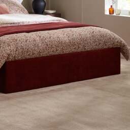 Peggy - Double - Ottoman Storage Bed - Red Burgundy - Fabric - 4ft6 - thumbnail 6