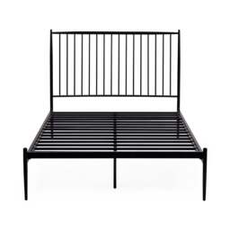 Floyd - Double - Spindle Style Bed - Black - Metal - 4ft6 - thumbnail 5