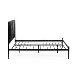 Floyd - Double - Spindle Style Bed - Black - Metal - 4ft6 - thumbnail 6
