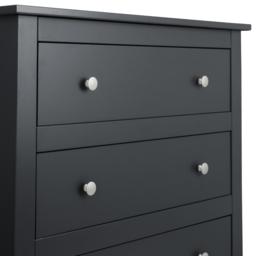 Radley - 4 Drawer Chest Table - Grey - Wooden - Happy Beds - thumbnail 5