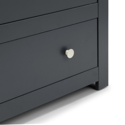 Radley - 4 Drawer Chest Table - Grey - Wooden - Happy Beds - thumbnail 4