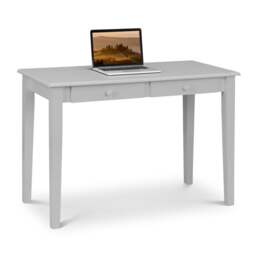 Carrington - 2 Drawer Desk - Grey - Wooden - Happy Beds - thumbnail 4
