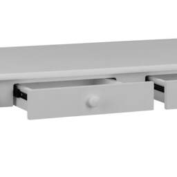 Carrington - 2 Drawer Desk - Grey - Wooden - Happy Beds - thumbnail 6