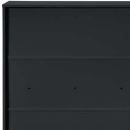 Oslo - 4 Drawer Chest of Drawers - Black - Wooden - Happy Beds - thumbnail 5