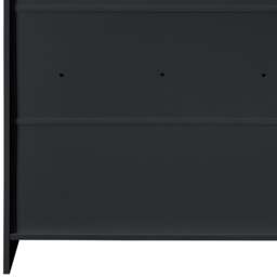 Oslo - 4 Drawer Chest of Drawers - Black - Wooden - Happy Beds - thumbnail 6