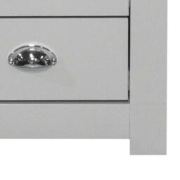Highgate - 2 Drawer Bedside Table - Grey/Oak - Wooden - Happy Beds - thumbnail 5