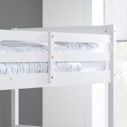 Suzie - Single - Solid Pine Bunk Bed - White - Wooden - 3ft - thumbnail 5