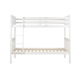 Suzie - Single - Solid Pine Bunk Bed - White - Wooden - 3ft - thumbnail 7