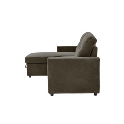 Reegan - L-Shaped Corner Sofa Bed - Taupe - Fabric - Make It Homely - thumbnail 7
