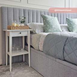 Paige - Super King - Ottoman Storage Hotel Bed - Stone Grey - Fabric - 6ft - Happy Beds - thumbnail 4