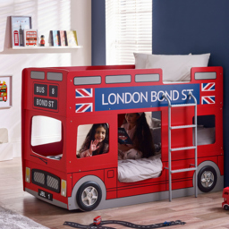 Kids London Bus - Single Bunk Bed - 3ft - Happy Beds - thumbnail 4