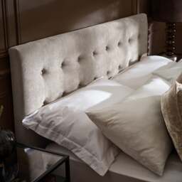 Peggy - King Size - Ottoman Storage Bed - Natural - Fabric - 5ft - thumbnail 4