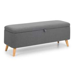 Astrid - Blanket Box - Grey - Fabric - Happy Beds - thumbnail 2