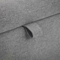 Astrid - Blanket Box - Grey - Fabric - Happy Beds - thumbnail 7