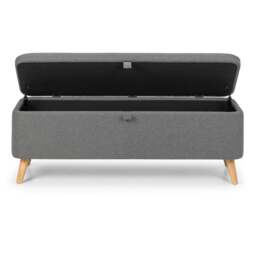 Astrid - Blanket Box - Grey - Fabric - Happy Beds - thumbnail 6
