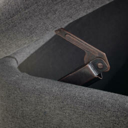 Astrid - Blanket Box - Grey - Fabric - Happy Beds - thumbnail 8