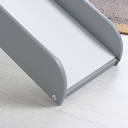 Frankie - Single - Mid Sleeper with Slide - Grey - Wooden - 3ft - Happy Beds - thumbnail 4