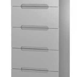 Manhattan - 5 Drawer Narrow Chest - Grey - Wooden - Happy Beds - thumbnail 4