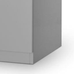 Manhattan - 5 Drawer Narrow Chest - Grey - Wooden - Happy Beds - thumbnail 3