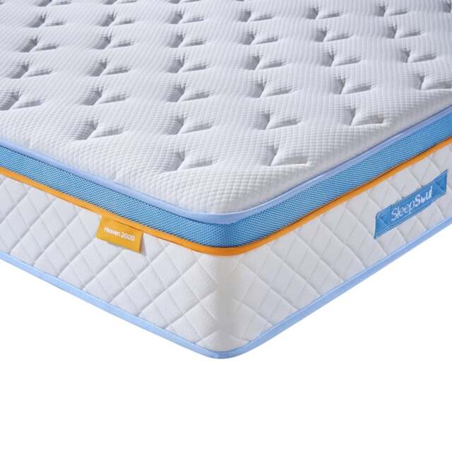 SleepSoul Heaven - King Size - 2000 Pocket Spring Mattress - Foam/Fabric - Vacuum Packed - 5ft - image 1