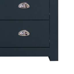 Highgate - 4 Drawer Chest - Blue/Oak - Wooden - Happy Beds - thumbnail 5