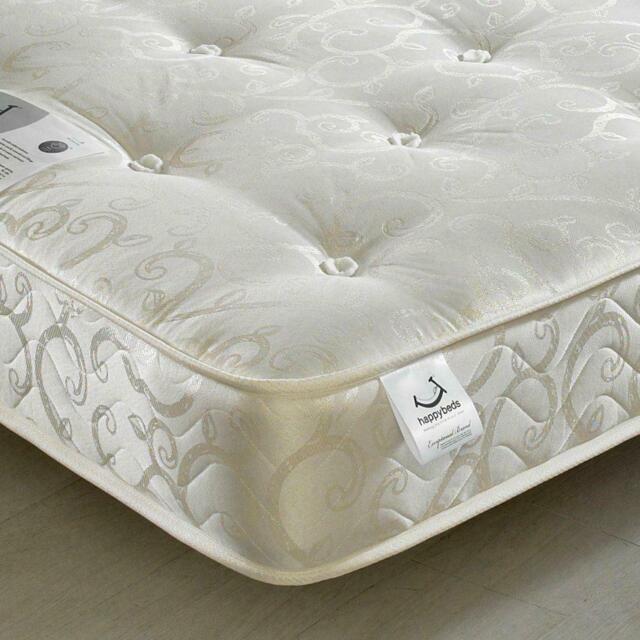 Compact Gold Tufted Orthopaedic Mattress - 4ft Small Double (120 x 190 cm)