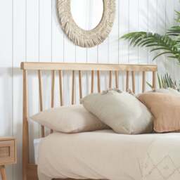 Rome - King Size - Low Foot-End Bed - Oak - Wooden - 5ft - Happy Beds - thumbnail 2