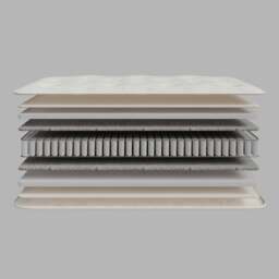 Nevada - King Size - Pocket Spring Spring Contract Mattress with Crib 5 Certification - Fabric - 5ft - thumbnail 6
