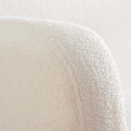 Micah - Single – Boucle Click-Clack Sofa Bed - White – Boucle Fabric - Make It Homely - thumbnail 5