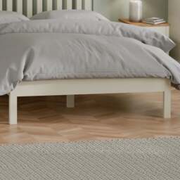 Coxmoor - Double - Low Foot-End Bed - Ivory and Oak - Wood - 4ft6 - Happy Beds - thumbnail 4