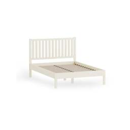 Coxmoor - Double - Low Foot-End Bed - Ivory and Oak - Wood - 4ft6 - Happy Beds - thumbnail 8