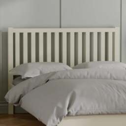 Coxmoor - Double - Low Foot-End Bed - Ivory and Oak - Wood - 4ft6 - Happy Beds - thumbnail 3
