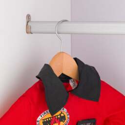 Kings Cross - London Bus Combination Wardrobe - Red - Wooden - Happy Beds - thumbnail 6