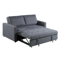Omari - Two-Seater Sofa Bed - Grey - Fabric - Two Seater - Make It Homely - thumbnail 5