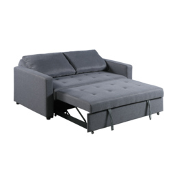 Omari - Two-Seater Sofa Bed - Grey - Fabric - Two Seater - Make It Homely - thumbnail 6