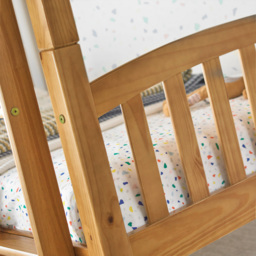American - Single - Kids Solid Pine Wooden Bunk Bed Frame - 3ft - Happy Beds - thumbnail 5
