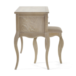 Camille - 2-Drawer Dressing Table with Stool - Oak - Wooden - Happy Beds - thumbnail 4