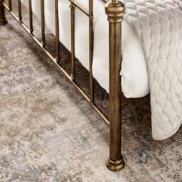 Aurelia - King-Size - Antique Style Bed - Antique Brass - Metal - 5ft - thumbnail 3