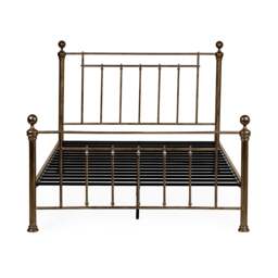 Aurelia - King-Size - Antique Style Bed - Antique Brass - Metal - 5ft - thumbnail 5