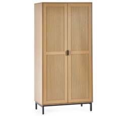 Sia Oak 2 Door Wooden Wardrobe - thumbnail 8