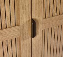 Sia Oak 2 Door Wooden Wardrobe - thumbnail 4