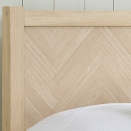 Herringford – King Size– Low Foot-End Bed – Oak – Wooden – 5ft - Happy Beds - thumbnail 5