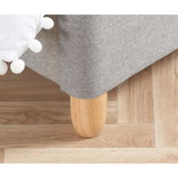Stockholm - King Size - Grey - Fabric - Low Foot-End -5ft - Happy Beds - thumbnail 6