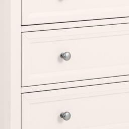Maine - 3 Drawer Chest - Surf White - Wooden - Happy Beds - thumbnail 3