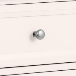 Maine - 6 Drawer Chest - White - Wooden - Happy Beds - thumbnail 4