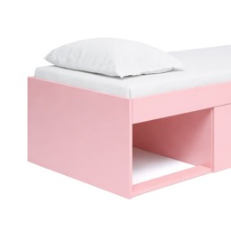 Arctic - Single - Kids Cabin Storage Bed - Pink - Wood - 3ft - Happy Beds - thumbnail 5