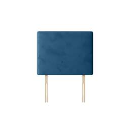 Cornell - Single - Plain Headboard - Blue - Velvet - 3ft - Happy Beds - thumbnail 3