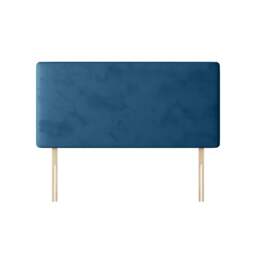 Cornell - Single - Plain Headboard - Blue - Velvet - 3ft - Happy Beds - thumbnail 4