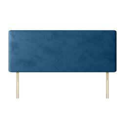 Cornell - Single - Plain Headboard - Blue - Velvet - 3ft - Happy Beds - thumbnail 5
